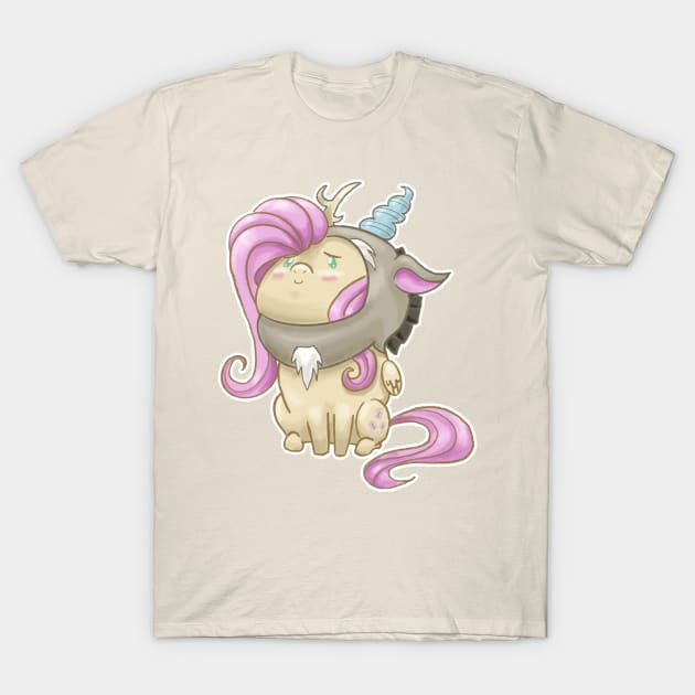 Chibi Fluttershy T-Shirt by CatScratchPaper